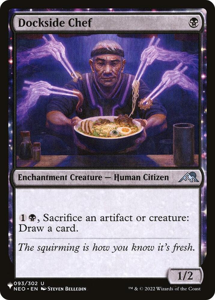 Dockside Chef 093/302 card from The List Reprints