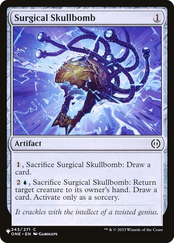 Surgical Skullbomb 243/271 card from The List Reprints