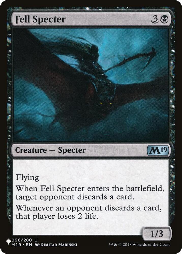 Fell Specter 096/280 card from The List Reprints