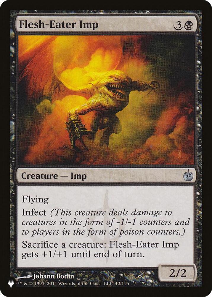 Flesh-Eater Imp 42/155 card from The List Reprints