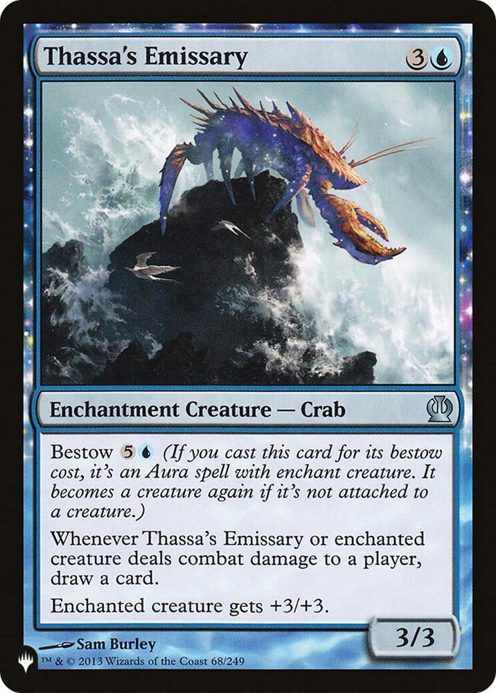 Thassa's Emissary 68/249 card from The List Reprints