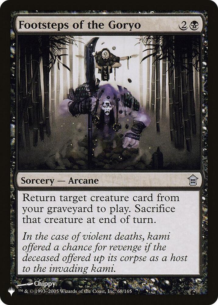 Footsteps of the Goryo 68/165 card from The List Reprints