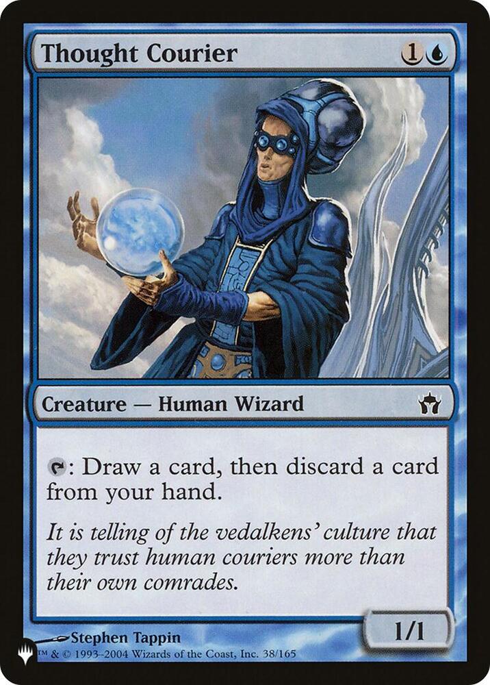 Thought Courier 38/165 card from The List Reprints
