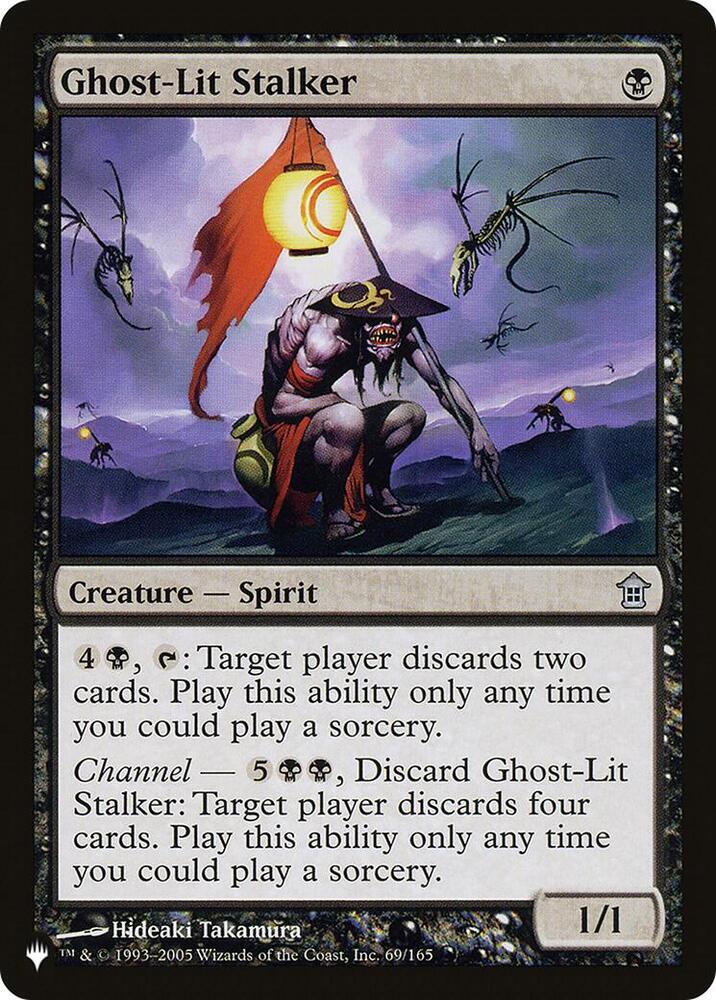 Ghost-Lit Stalker 69/165 card from The List Reprints