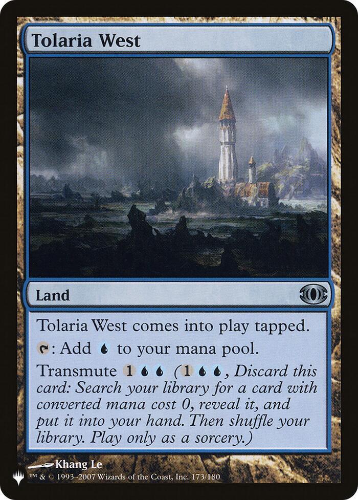 Tolaria West (FUT) 173/180 card from The List Reprints