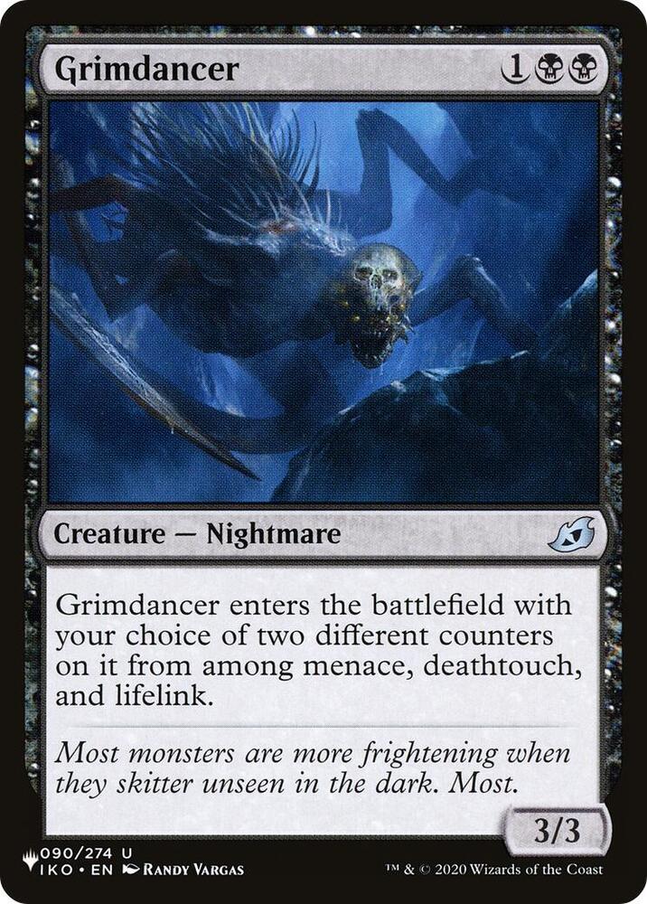 Grimdancer 090/274 card from The List Reprints