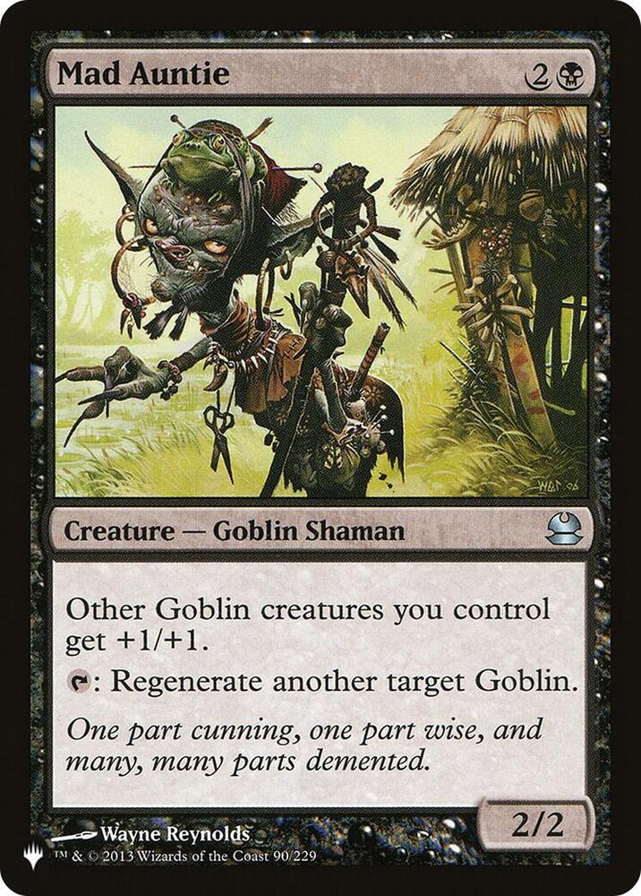 Mad Auntie 90/229 card from The List Reprints