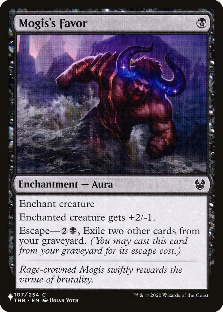 Mogis's Favor 107/254 card from The List Reprints