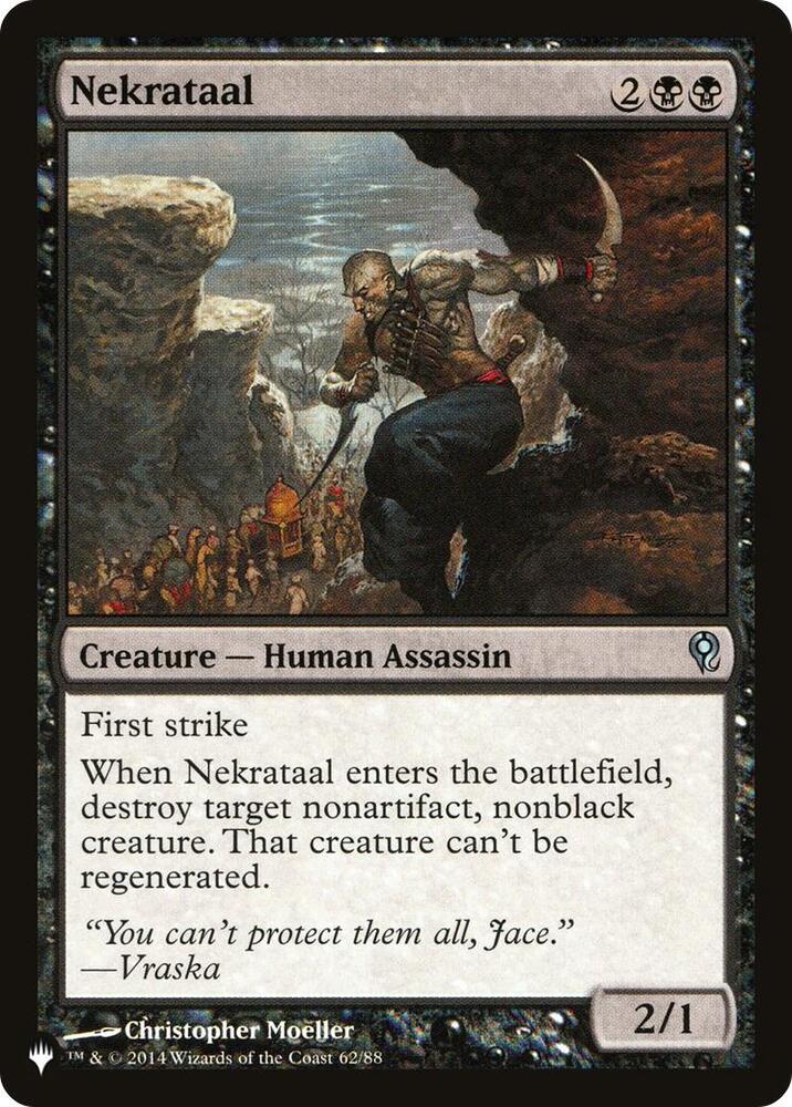 Nekrataal 62/88 card from The List Reprints