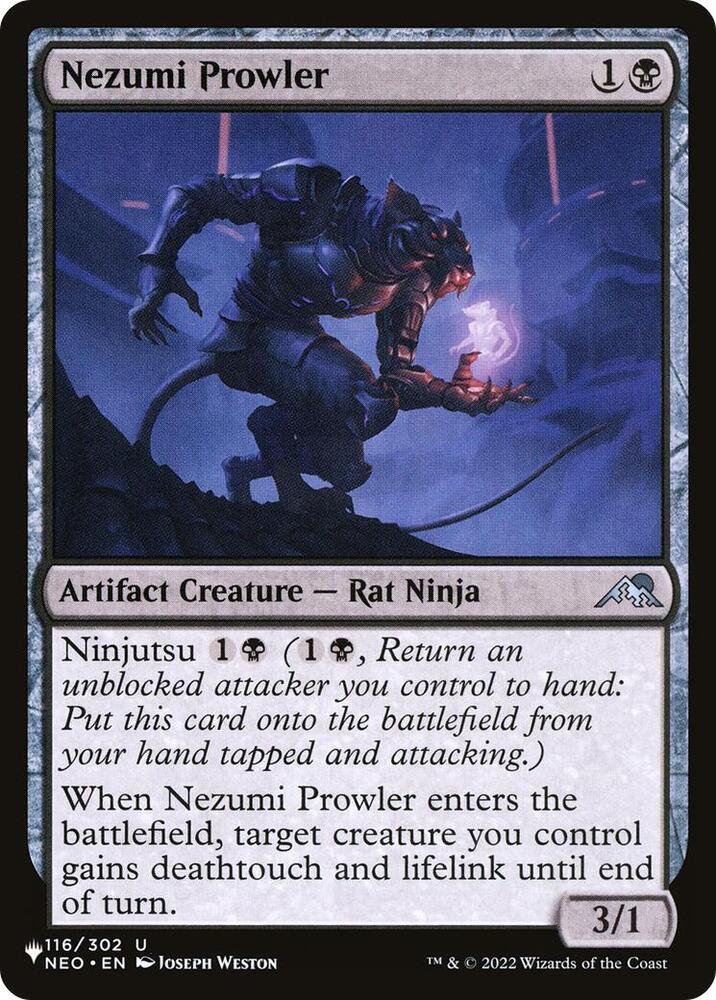 Nezumi Prowler 116/302 card from The List Reprints