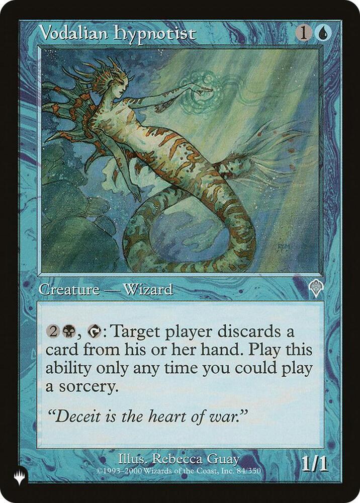 Vodalian Hypnotist 84/350 card from The List Reprints