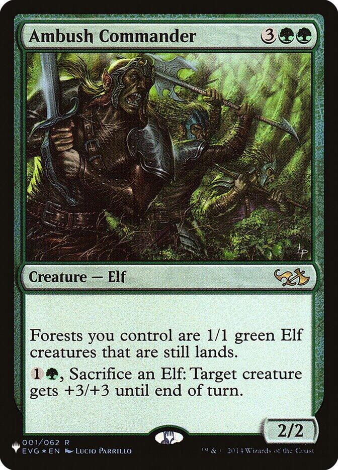 Ambush Commander 001/062 card from The List Reprints