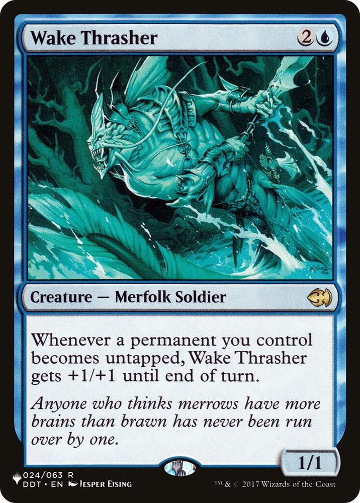 Wake Thrasher 024/063 card from The List Reprints