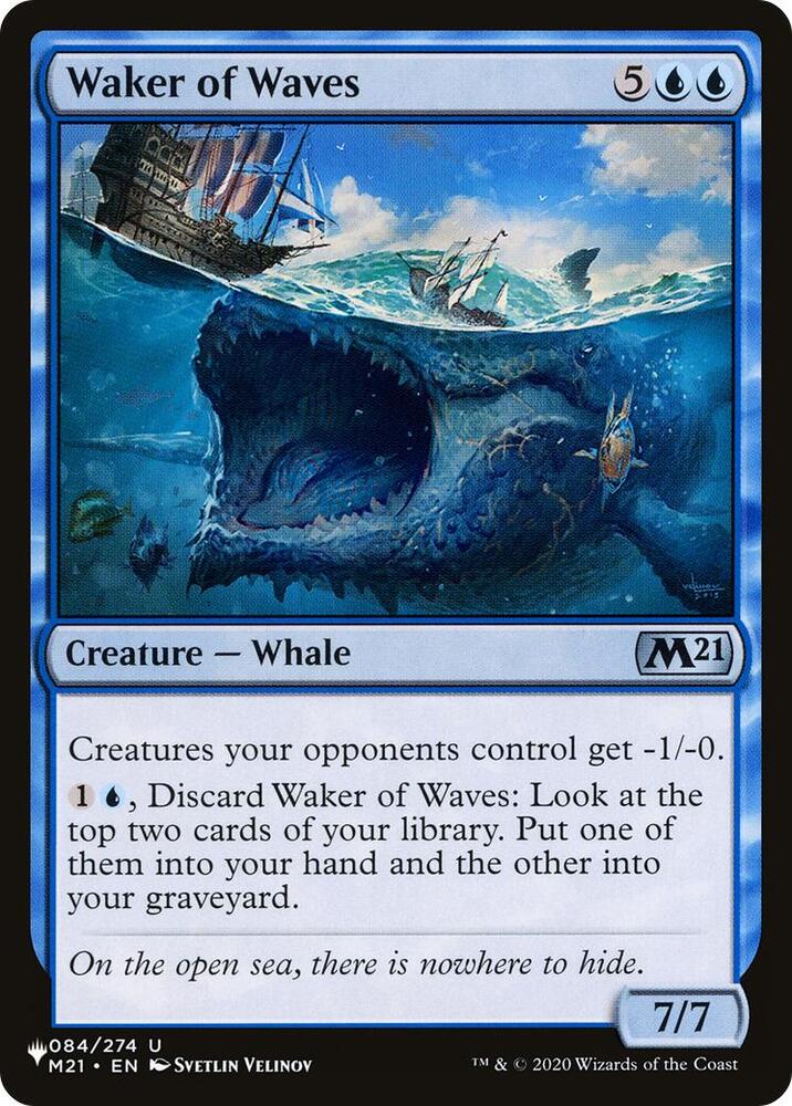 Waker of Waves 084/274 card from The List Reprints