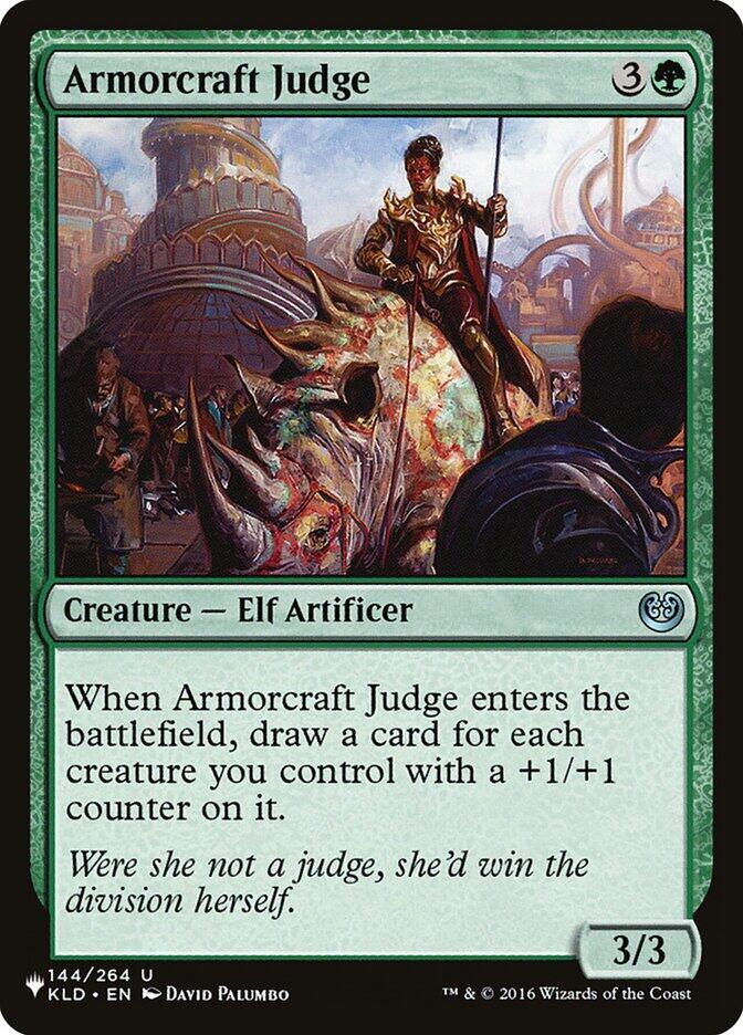 Armorcraft Judge 144/264 card from The List Reprints