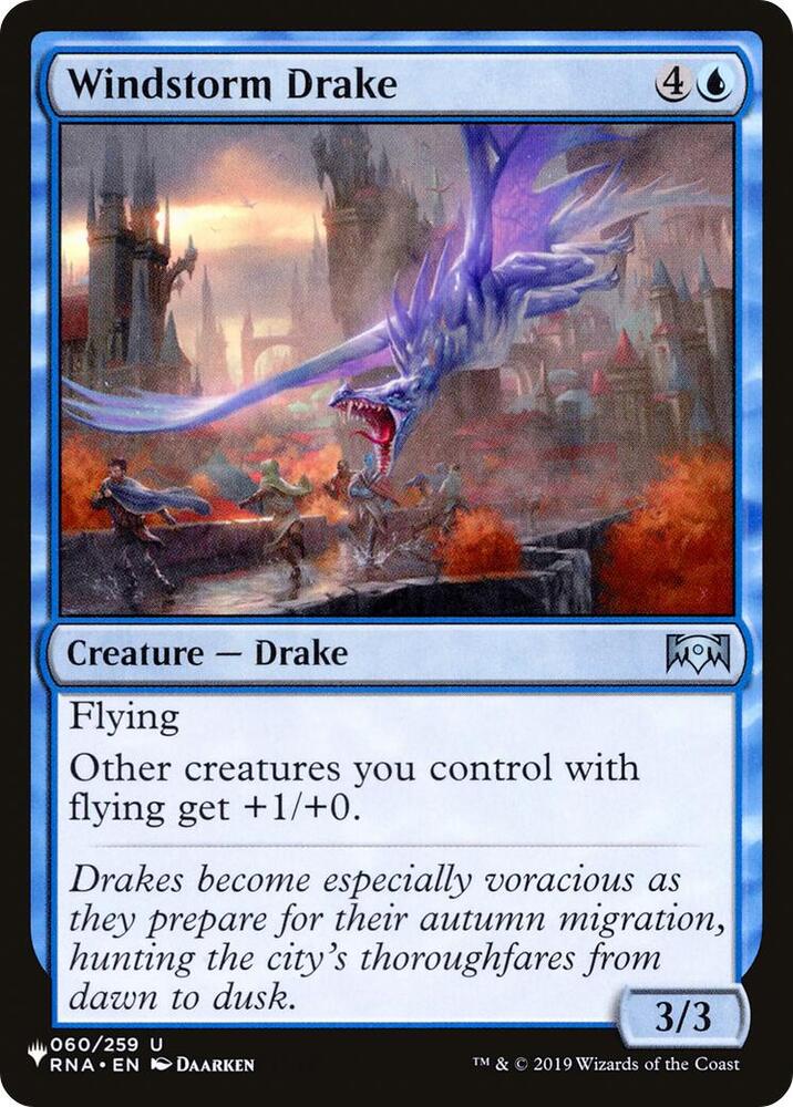 Windstorm Drake 060/259 card from The List Reprints