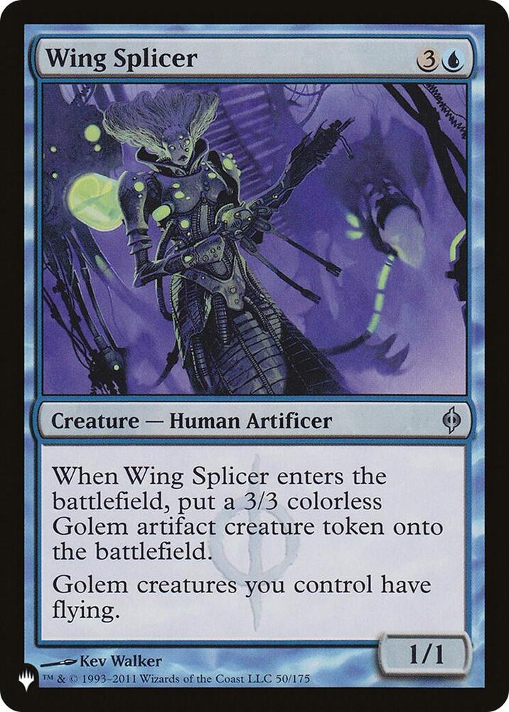 Wing Splicer 50/175 card from The List Reprints