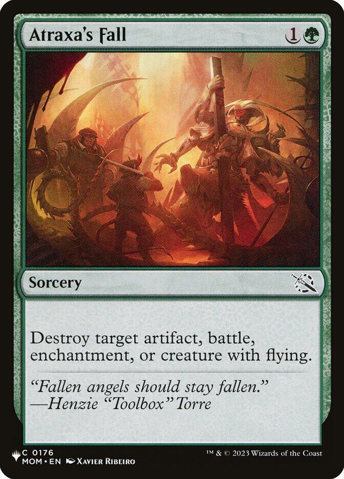 Atraxa's Fall 0176 card from The List Reprints