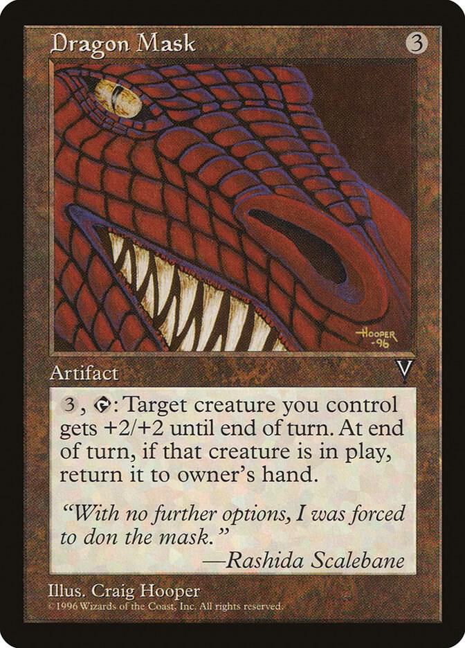 Dragon Mask card from Visions
