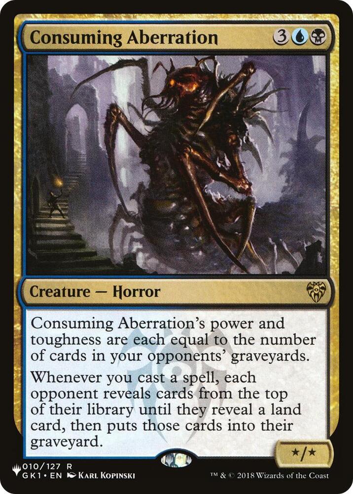 Consuming Aberration 010/127 card from The List Reprints