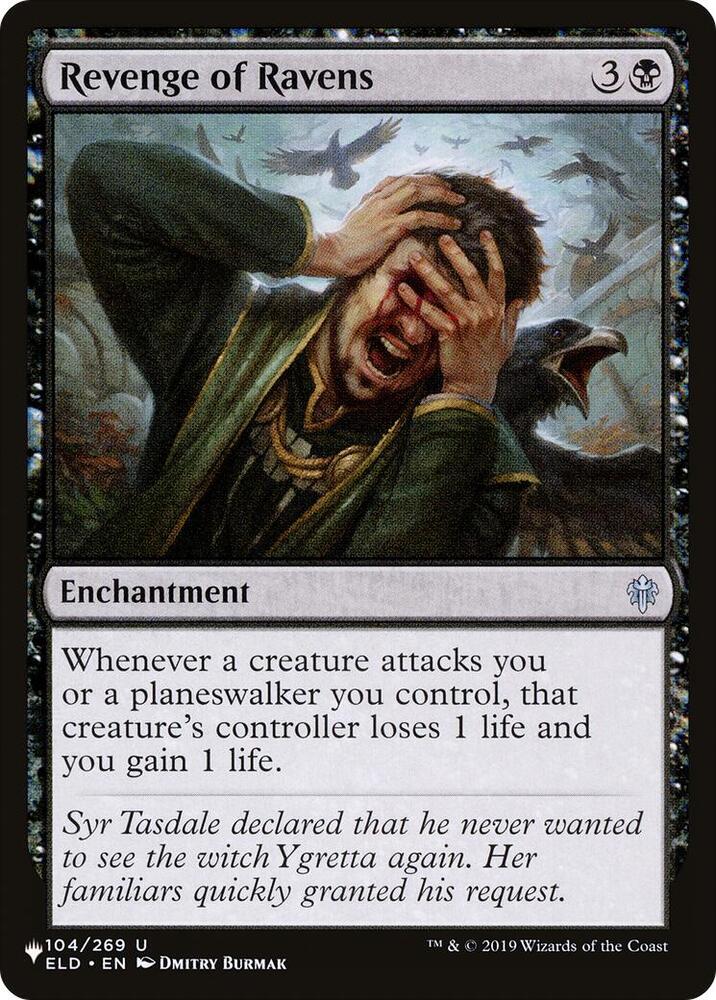 Revenge of Ravens 104/269 card from The List Reprints