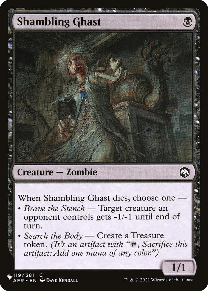Shambling Ghast 119/281 card from The List Reprints