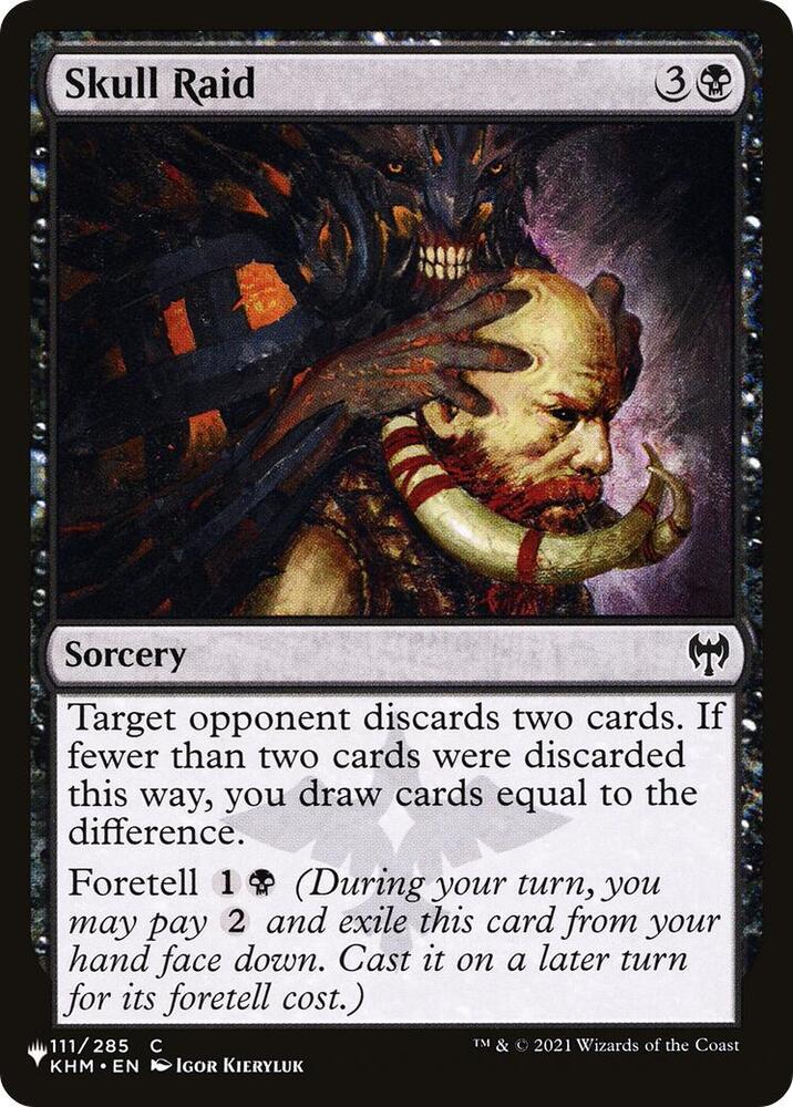 Skull Raid 111/285 card from The List Reprints