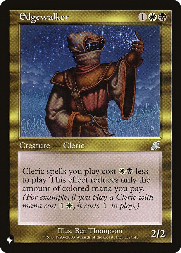 Edgewalker 137/143 card from The List Reprints
