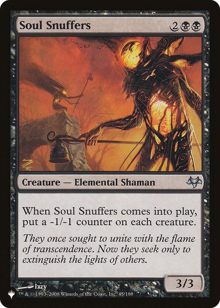 Soul Snuffers 45/180 card from The List Reprints