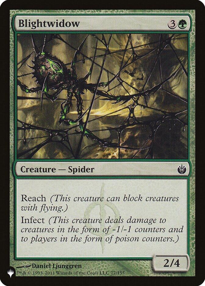 Blightwidow 77/155 card from The List Reprints