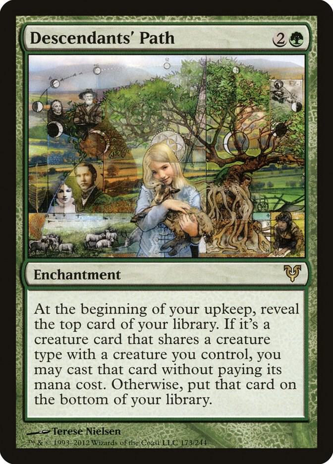 Descendants' Path 173 card from Avacyn Restored