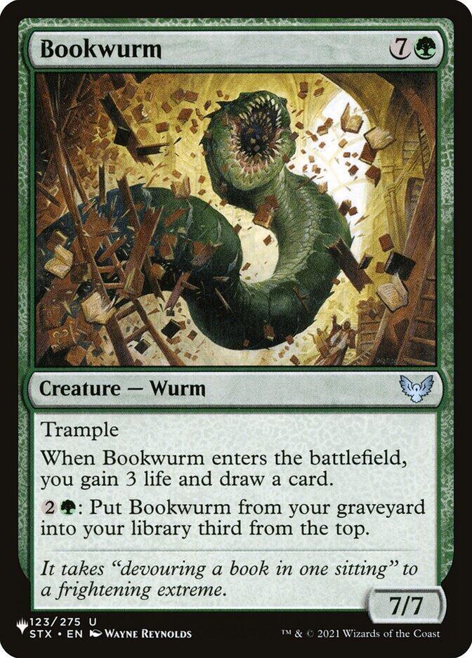 Bookwurm 123/275 card from The List Reprints