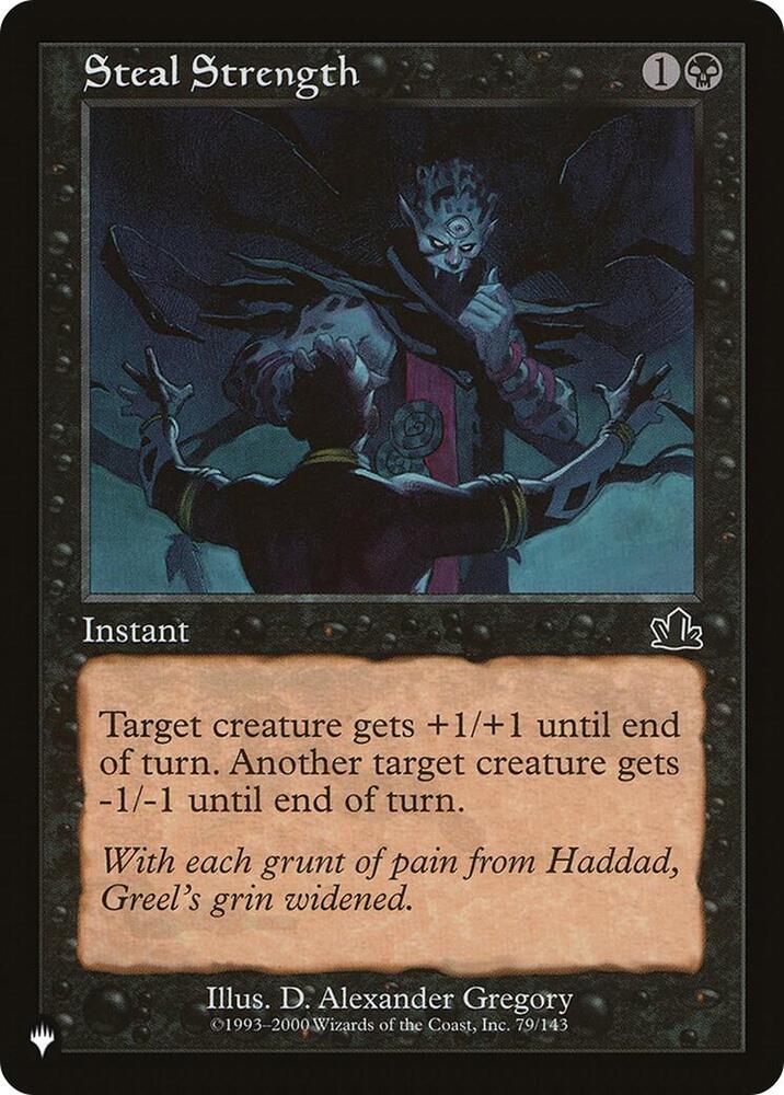 Steal Strength 79/143 card from The List Reprints