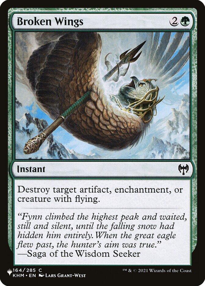Broken Wings 164/285 card from The List Reprints