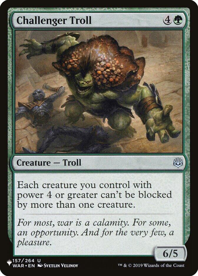 Challenger Troll 157/264 card from The List Reprints
