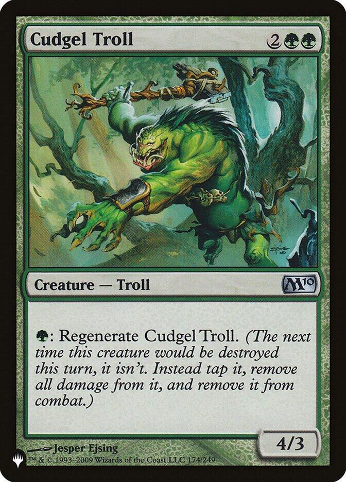 Cudgel Troll 174/249 card from The List Reprints