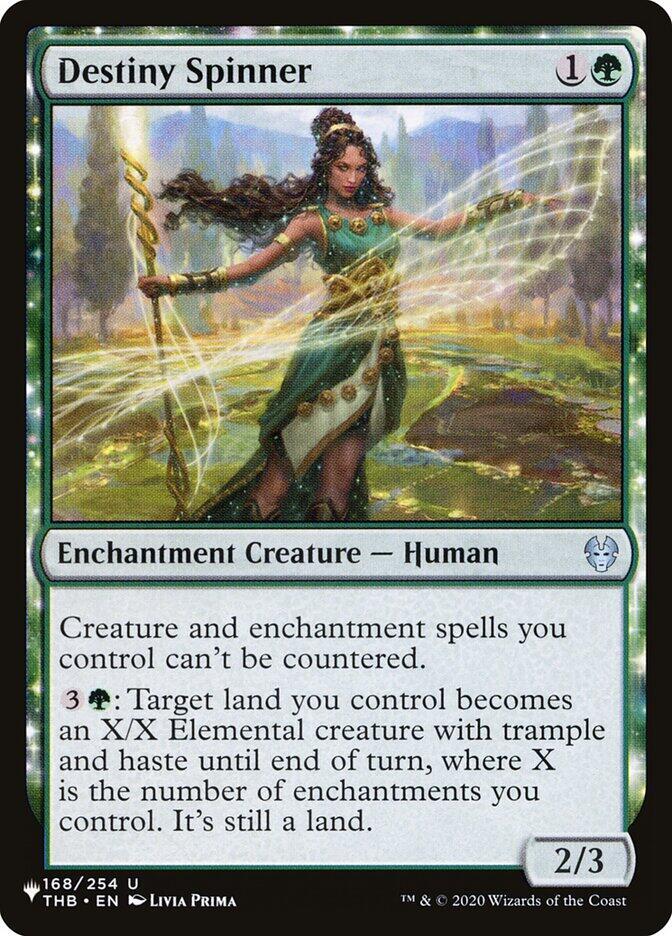 Destiny Spinner 168/254 card from The List Reprints