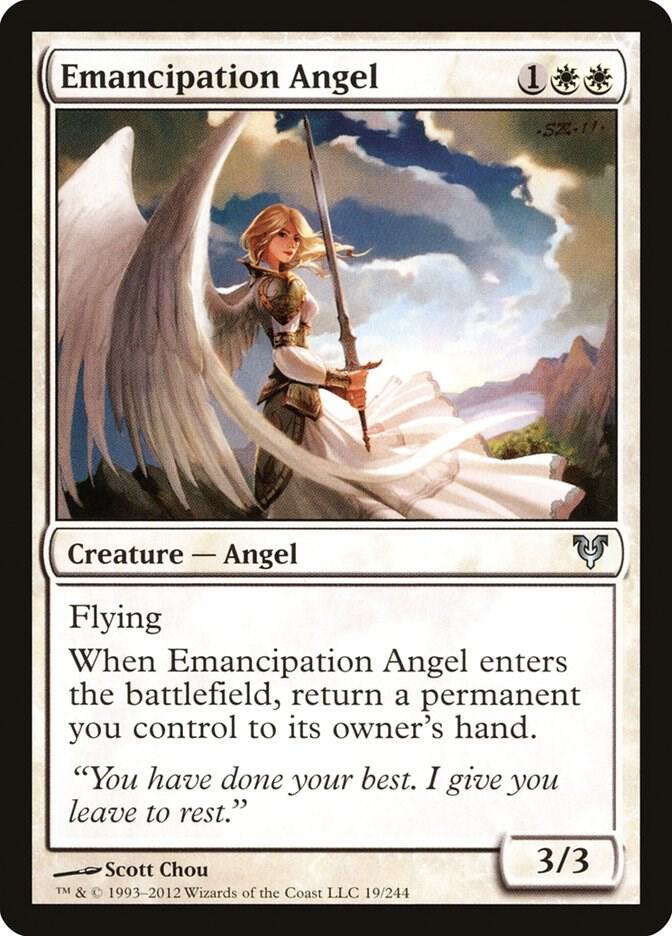 Emancipation Angel 19 card from Avacyn Restored