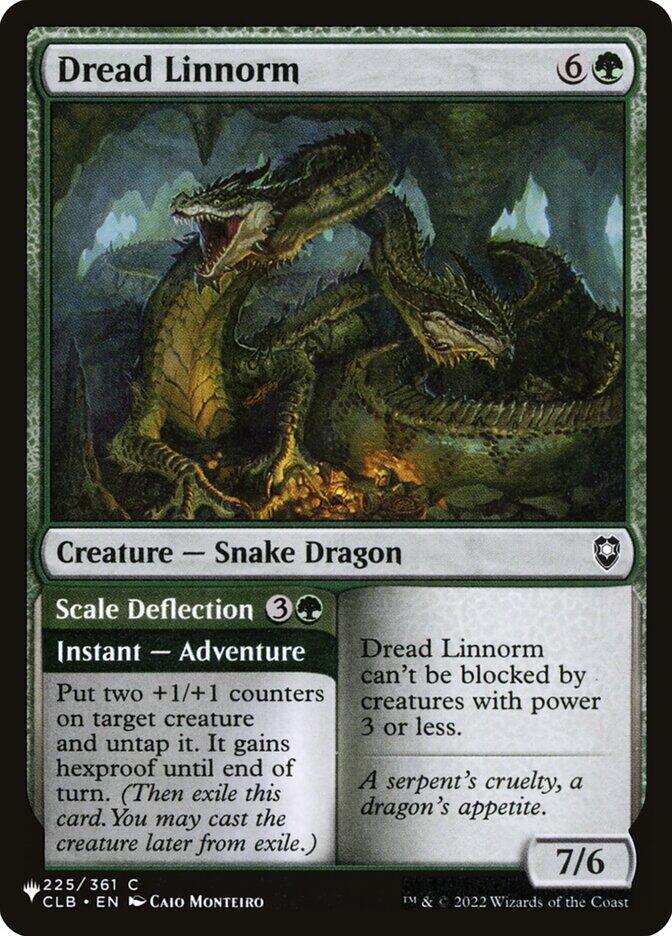Dread Linnorm 225/361 card from The List Reprints