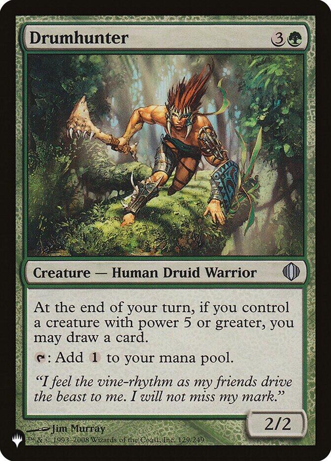 Drumhunter 129/249 card from The List Reprints