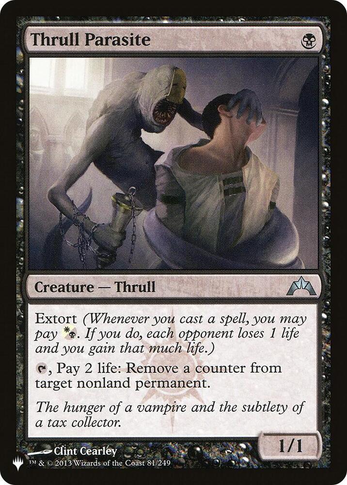 Thrull Parasite 81/249 card from The List Reprints
