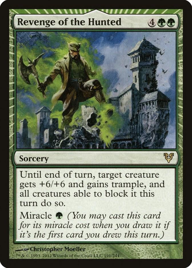 Revenge of the Hunted 191 card from Avacyn Restored