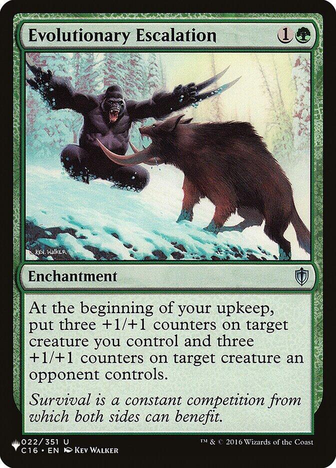 Evolutionary Escalation 022/351 card from The List Reprints