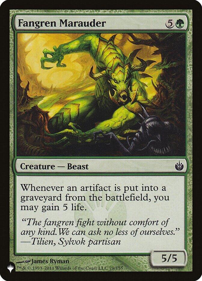 Fangren Marauder 79/155 card from The List Reprints