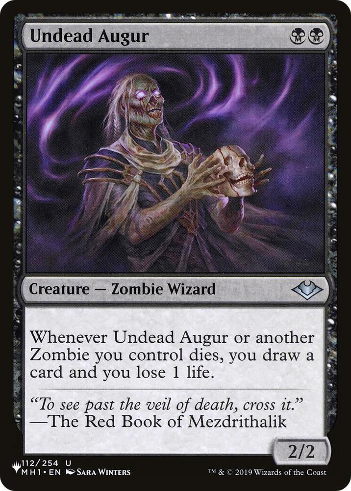 Undead Augur 112/254 card from The List Reprints