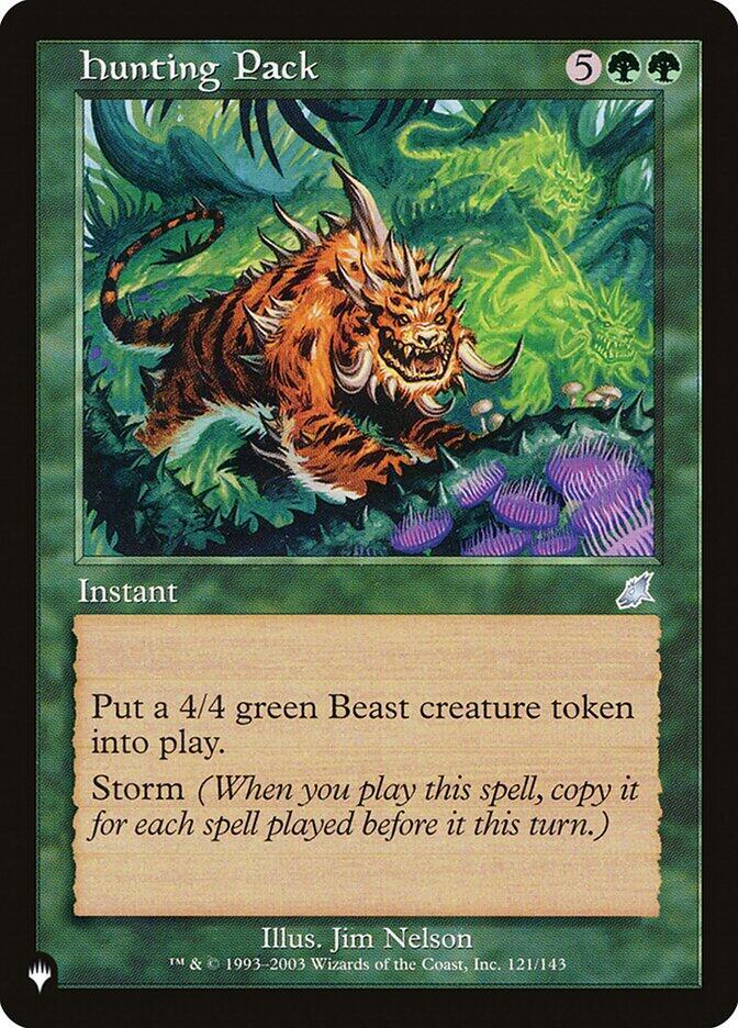 Hunting Pack 121/143 card from The List Reprints