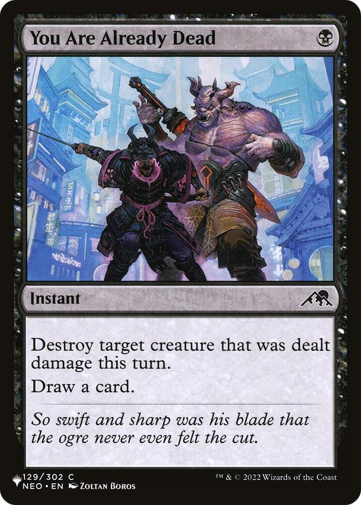 You Are Already Dead 129/302 card from The List Reprints