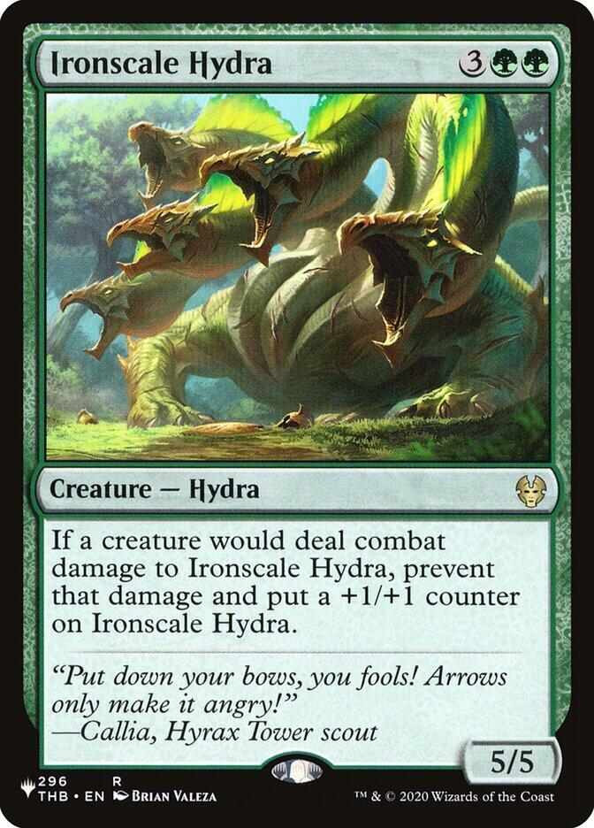 Ironscale Hydra 296/254 card from The List Reprints