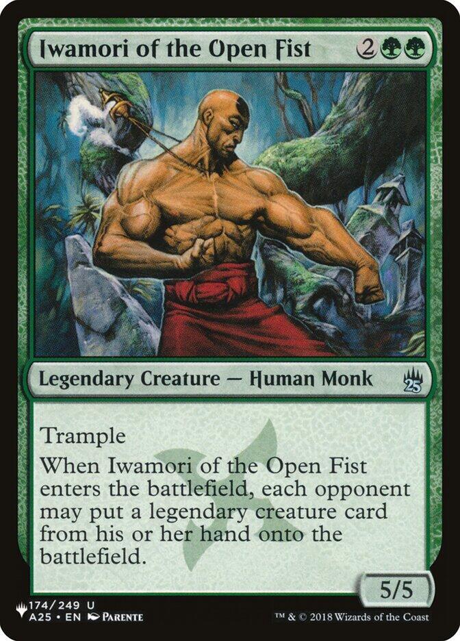 Iwamori of the Open Fist 174/249 card from The List Reprints