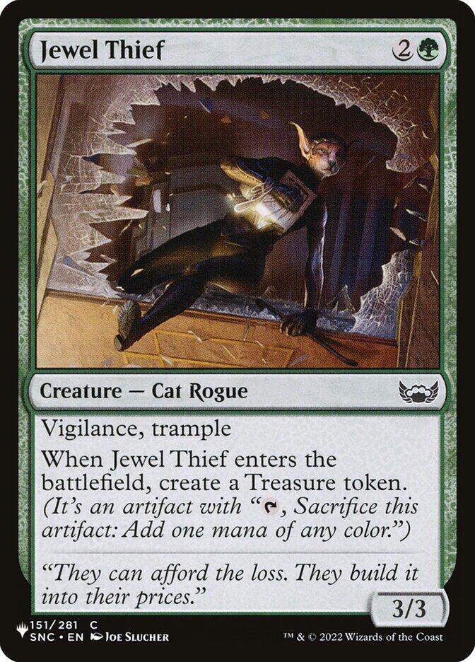 Jewel Thief 151/281 card from The List Reprints